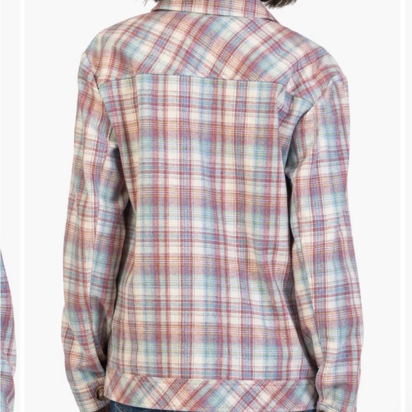 Kut From the Kloth Magnolia Plaid Women's Jacket - Pink and Blue Sz small - Picture 2 of 4